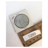 US Coin, 1889 Uncirculated Morgan Silver Dollar