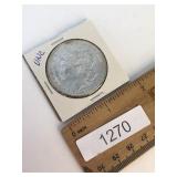US Coin, 1890 Uncirculated Morgan Silver Dollar