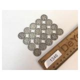 Us Coins, Lot of 20 Silver Mercury Dimes