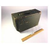 US Military Ammo Box, Wooden, Vintage