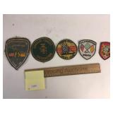 Lot of 5 Vietnam Era US Military Patches