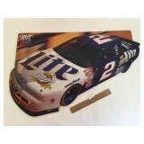 Miller Light Beer NASCAR Metal Sign