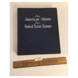 US Stamp Collector Book with Contents