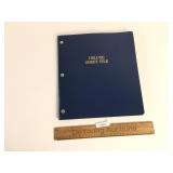 US Postage Stamps, Deluxe Sheet File