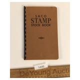 SACO Stamp Stock Book