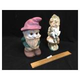 Lot of 2 Gnomes or Garden Elves