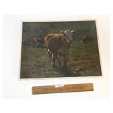 Original Oil on Canvas Art painting, Cows