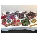 Lot of 11 Purses or Handbags, Vera Bradley