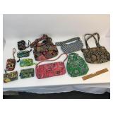 Lot of 11 Purses or Handbags, Vera Bradley