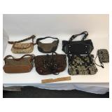 Lot of 7 Purses or Handbags, Coach