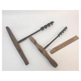 Lot of 2 Hand Drills, Antique