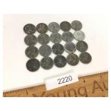 US Coins, Steel Wheat Cents or Pennies