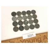 US Coins, Steel Wheat Cents or Pennies