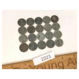 US Coins, Steel Wheat Cents or Pennies