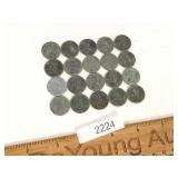 US Coins, Steel Wheat Cents or Pennies