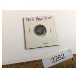 US Coin,  1853 Half Dime