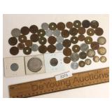Foreign Coins, Mixed lot of 50+