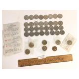 US Coins, Lot of 39 Kennedy Half Dollars