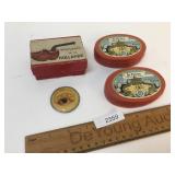 Lot of 4 Collectibles, Pipe, Oddfellows and More