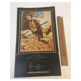 1940 Calendar, Hunting Motif