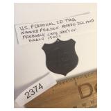 US Military Personal ID Tag, Antique