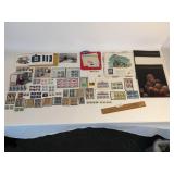 US Postage Stamps, Lot of Collectible and Unused