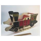 Childs Rocker or Rocking Chair, Train