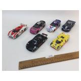 Lot of 7 Slot Cars