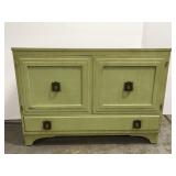 Vintage green buffet or kitchen cabinet