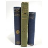 Wildlife & nature vintage hardcover book trio