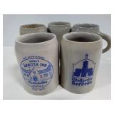 German beer stein mug collection
