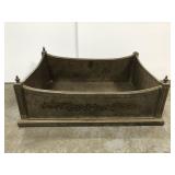 Vintage wood dog bed box