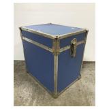 Blue storage trunk chest