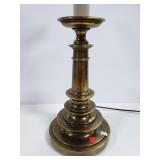Heavy brass lamp