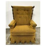 Vintage stationary rocking chair