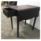 Antique drop leaf side table