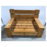 Huge oversized wood bench seat