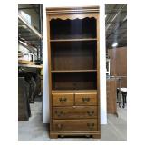 Broyhill tall lighted cabinet