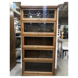 Barrister bookcase cabinet - missing some glass