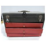 Large tool box with tools