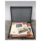 Large artwork hard storage case w/ contents