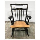 Vintage black stenciled child