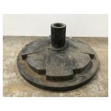 Old cast iron umbrella base stand