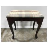 Bombay Company piano stool w/ upholstered seat