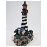 Resin light house garden decor