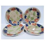 Royal Norfolk fruit and leaf plates