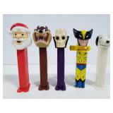 5 Pez dispensers