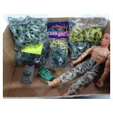 Army men and tank toys