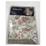 New in package floral vinyl tablecloth