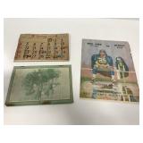 Paper ephemera trio w/ football program, calendar